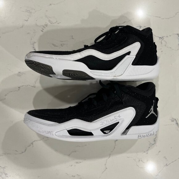 Air Jordan Tatum Basketball Shoe Men\'s Black/White Used SIZE 16 main image 10